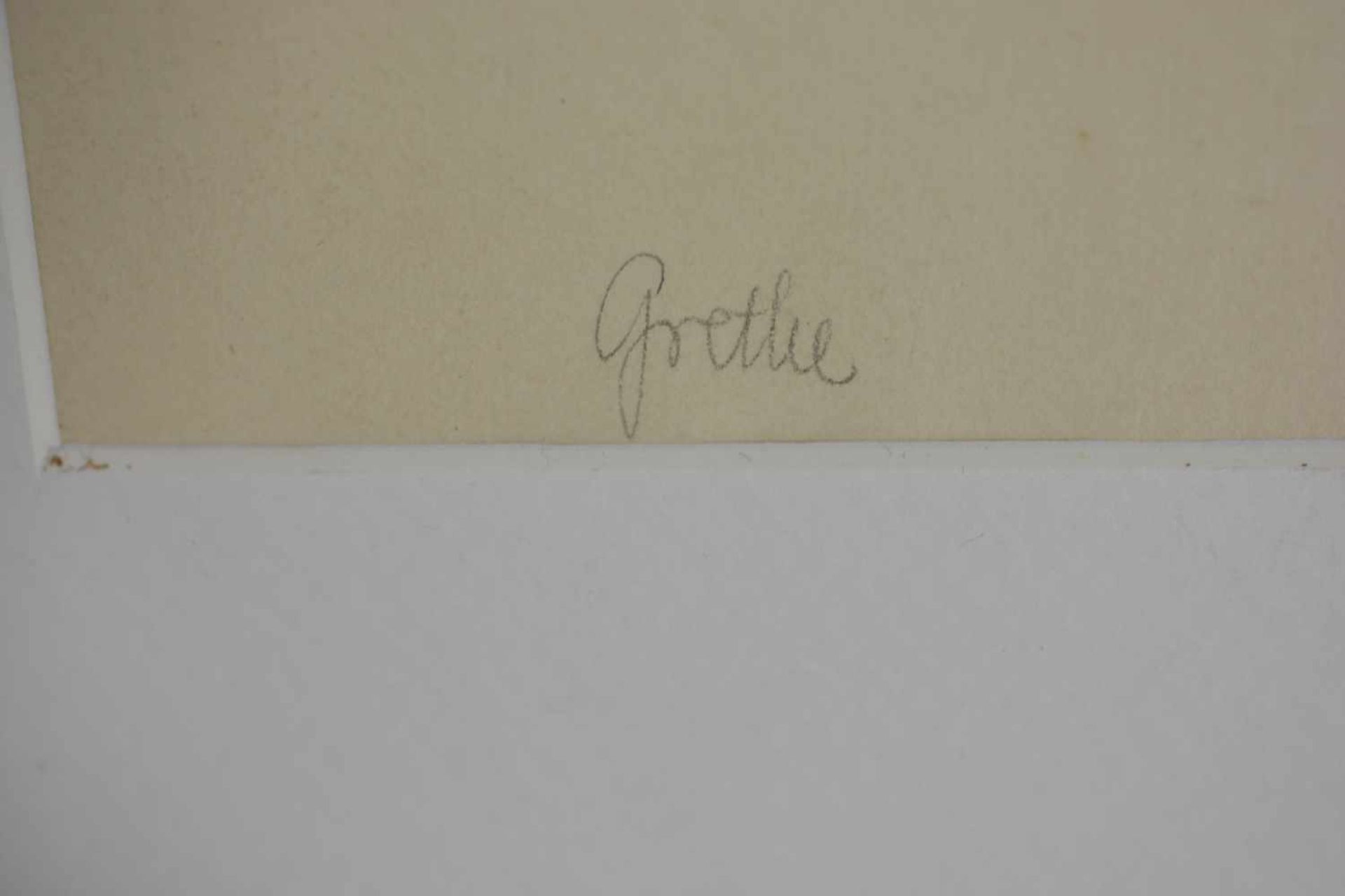 Emil Nolde (1867 Nolde - 1959 Seebüll) (F)Grete (2. Ausführung), Radierung auf Papier, 1922, 49 cm x - Image 2 of 4