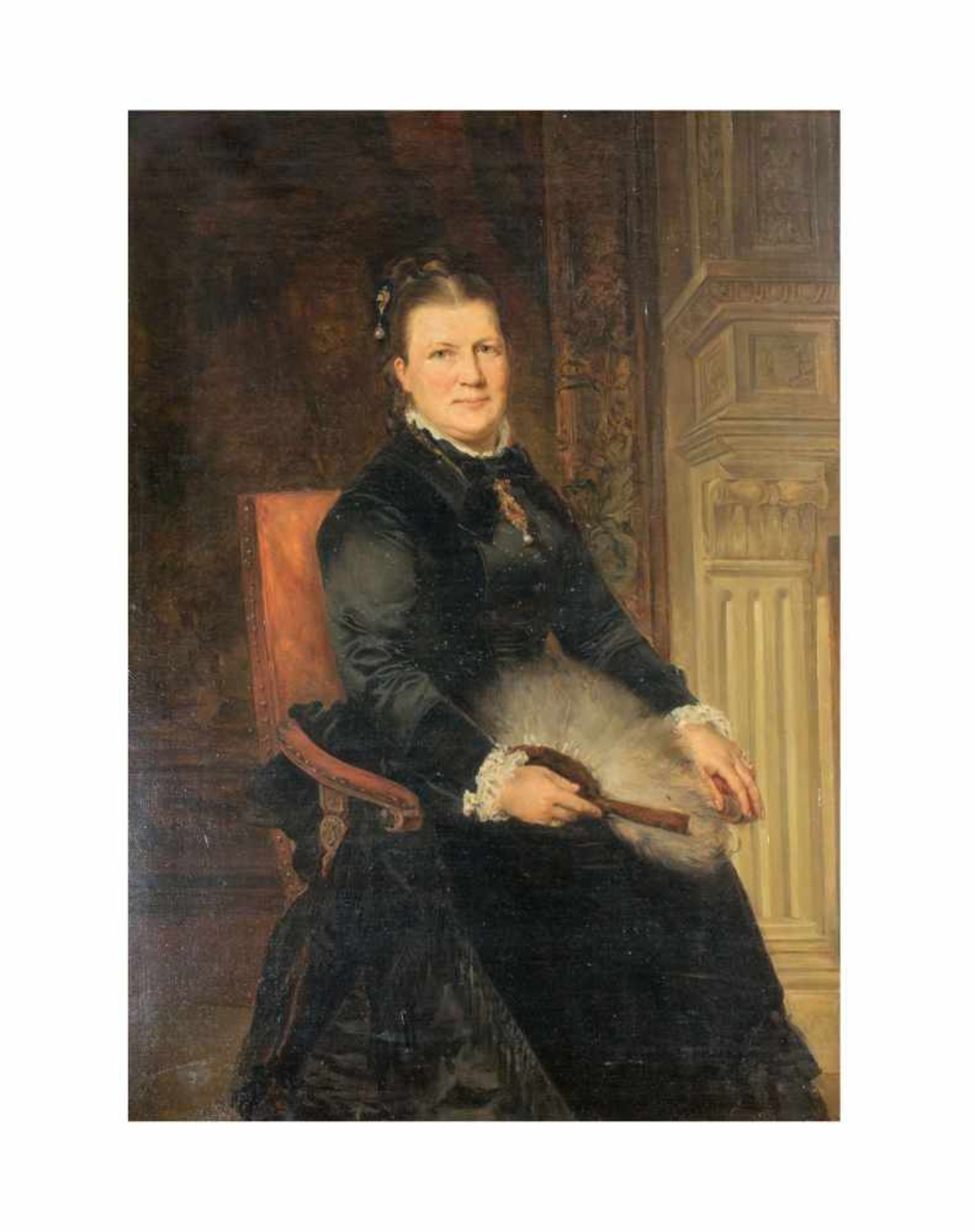 Marie Zajaczkowska (1853 Brünn - 1932 Wien)Porträt von Marie Luise Vietor (Erste Ehefrau von Georg