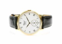 Chopard L.U.C. Les ClassiqueAutomatik, Frédéric Piguet 1160, Gehäuse 750 Gelbgold, Lederarmband,