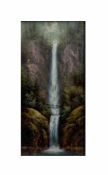 Eliza Rosanna Barchus (1857 Salt Lake City - 1949 Portland)Multnomah Falls am Columbia River im