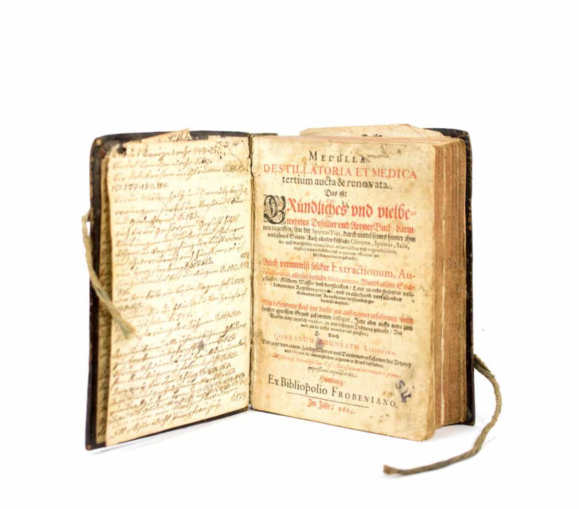 Medulla Destillatoria et MedicaConrad Khunrath (1555-1613), 1605, Ex Bibliopolio Frobeniano,