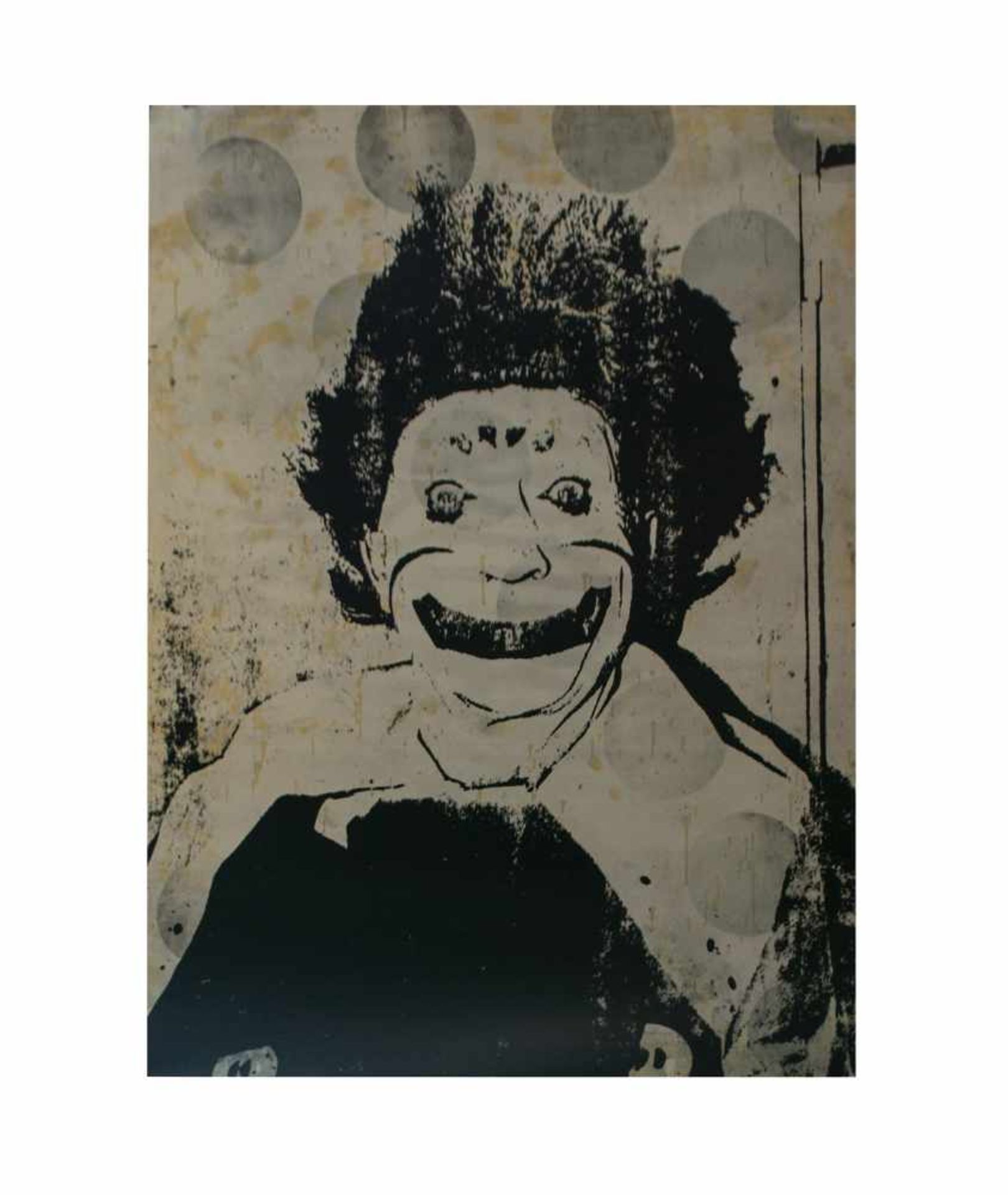 Ford Beckman (1952 Columbus - 2014 Tulsa)Clown Portrait III, aus der Folge 'Clown Portraits',