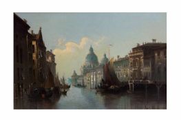 Karl Kaufmann('Charles Marchand') (1843 Neuplachowitz - 1905 Wien)Ansicht von Venedig, Öl auf