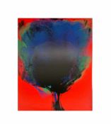 Otto Piene (1928 Bad Laasphe - 2014 Berlin) (F)Komposition in Rot, Grün, Blau und Schwarz,