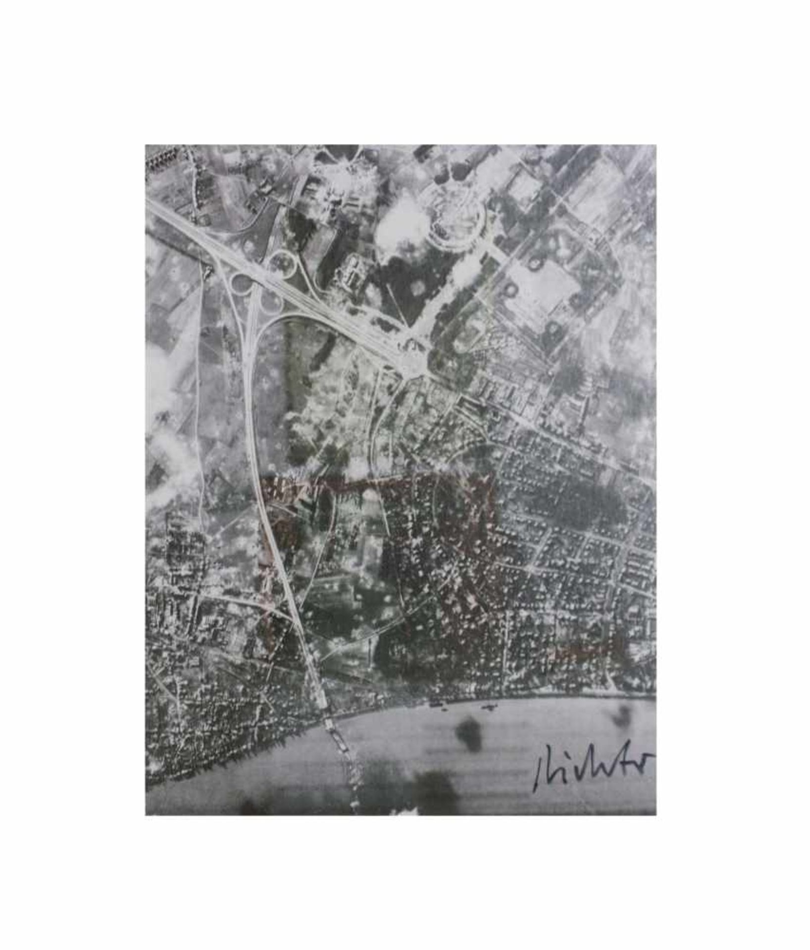 Gerhard Richter (1932 Dresden) (F)14. Febr. 1945, Offsetdruck auf Papier, 2005, 13 cm x 10 cm