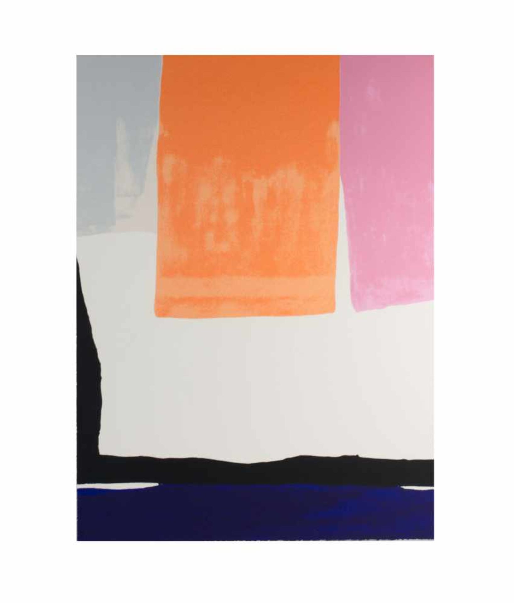 Helen Frankenthaler (1928 New York - 2011 Darien)Abstrakte Komposition, Farbserigrafie auf Papier