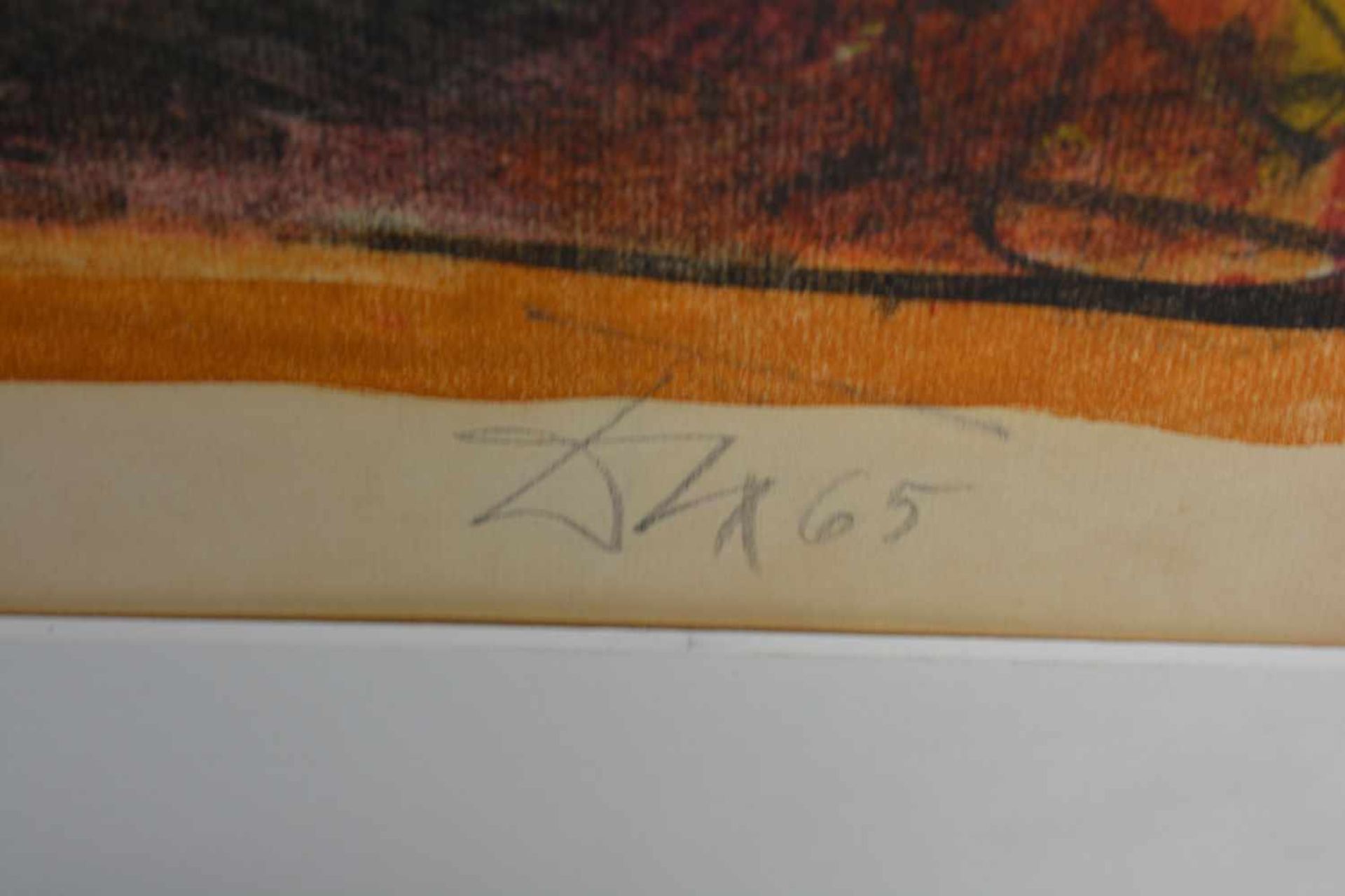 Otto Dix (1891 Gera - 1969 Singen)Susu, Farblithografie auf Papier, 77 cm x 60 cm Blattmaß, 46/60 - Image 4 of 4