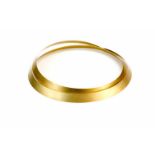 HalsreifNiessing, 750 Gelbgold, Durchmesser innen ca. 13,5 cm, Gewicht ca. 44 g, Neupreis bei