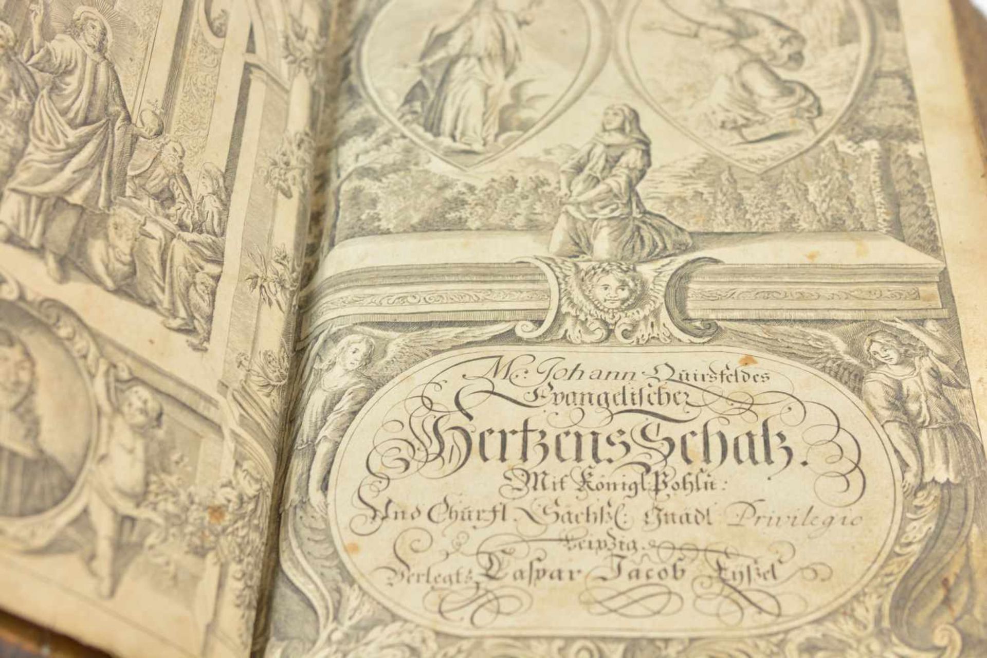 Evangelischer HerzensschatzM. Johann Quirsfeld (1642-1686), 1722, Verlag Caspar Jacob Eysseln, - Bild 3 aus 8