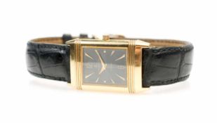 Jaeger-LeCoultre Reverso ClassiqueHandaufzug, Kaliber 846/1, Gehäuse 750 Gelbgold, 23 mm x 38 mm,