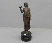 PELESCHKA-LUNARD, FRANZ (Wien 1873 - ca. 1911 Berlin), Skulptur / sculpture: "Kleopatra", Bronze,
