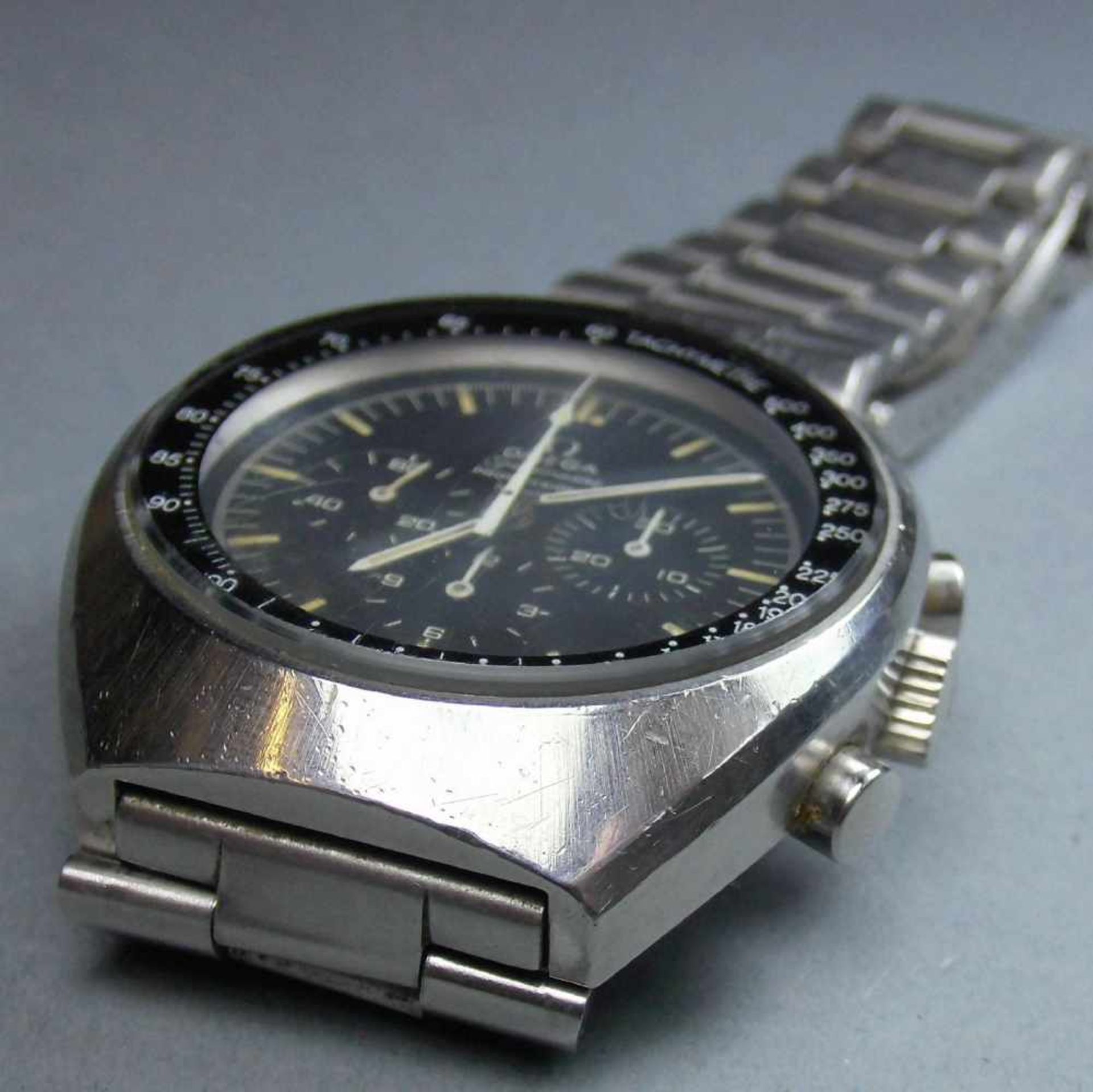 ARMBANDUHR: OMEGA SPEEDMASTER PFROFESSIONAL MARK II / wristwatch, ca. 1969, Manufaktur Omega / - Bild 3 aus 6