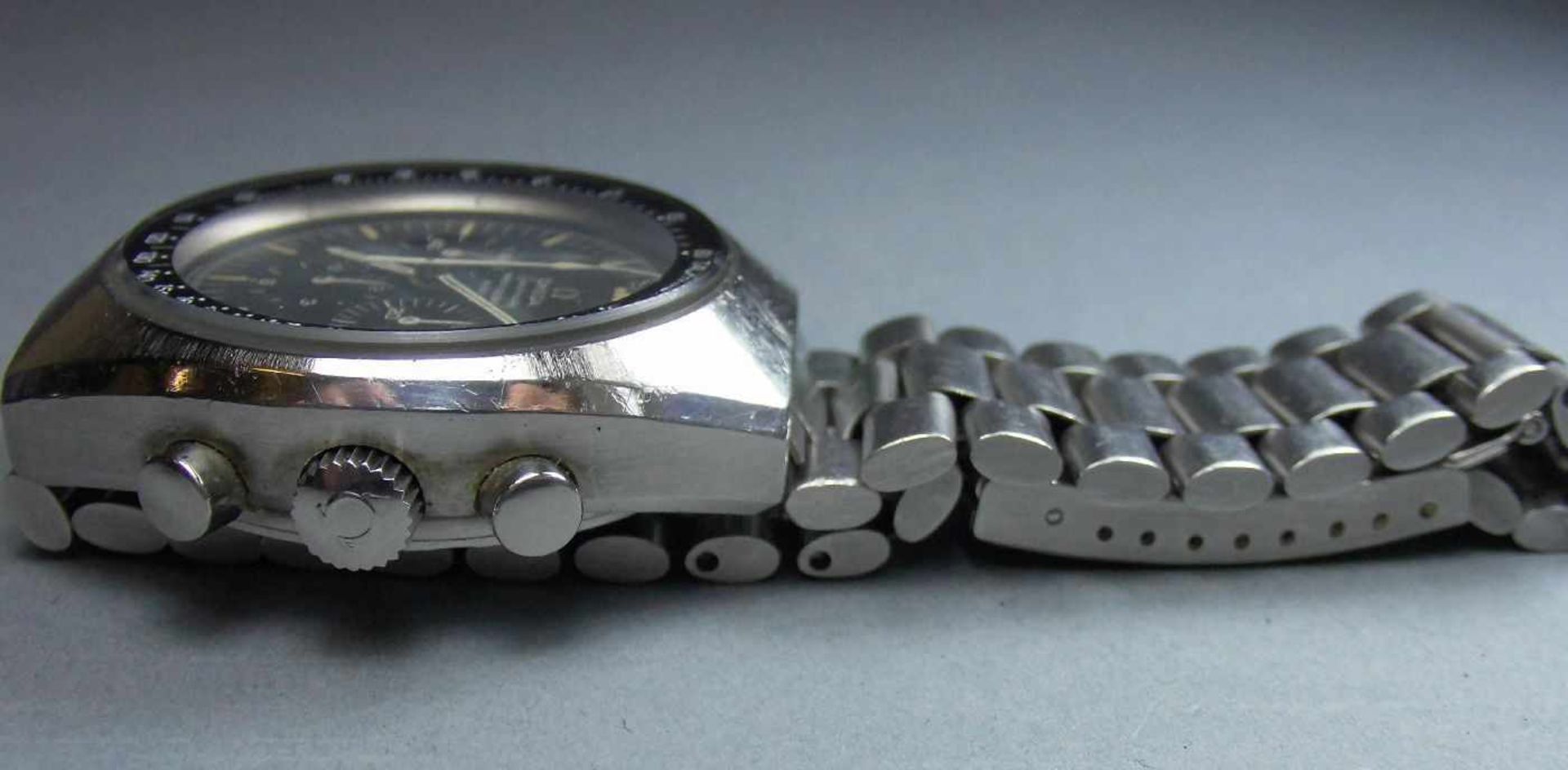 ARMBANDUHR: OMEGA SPEEDMASTER PFROFESSIONAL MARK II / wristwatch, ca. 1969, Manufaktur Omega / - Bild 4 aus 6