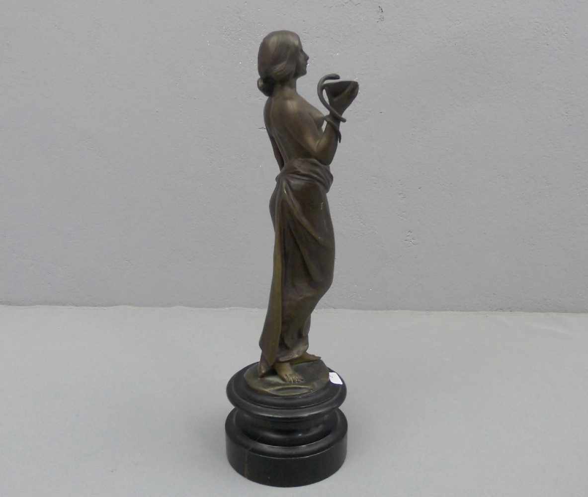 PELESCHKA-LUNARD, FRANZ (Wien 1873 - ca. 1911 Berlin), Skulptur / sculpture: "Kleopatra", Bronze, - Image 4 of 5