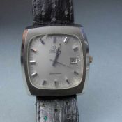 VINTAGE ARMBANDUHR: OMEGA SEAMASTER - BIG SQUARE / wristwatch, Manufaktur Omega Watch Co. S.A. /