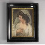 MAYERHOFER, THEODOR (Wien 1855-1941), Gemälde / painting: "Porträt einer jungen Frau mit