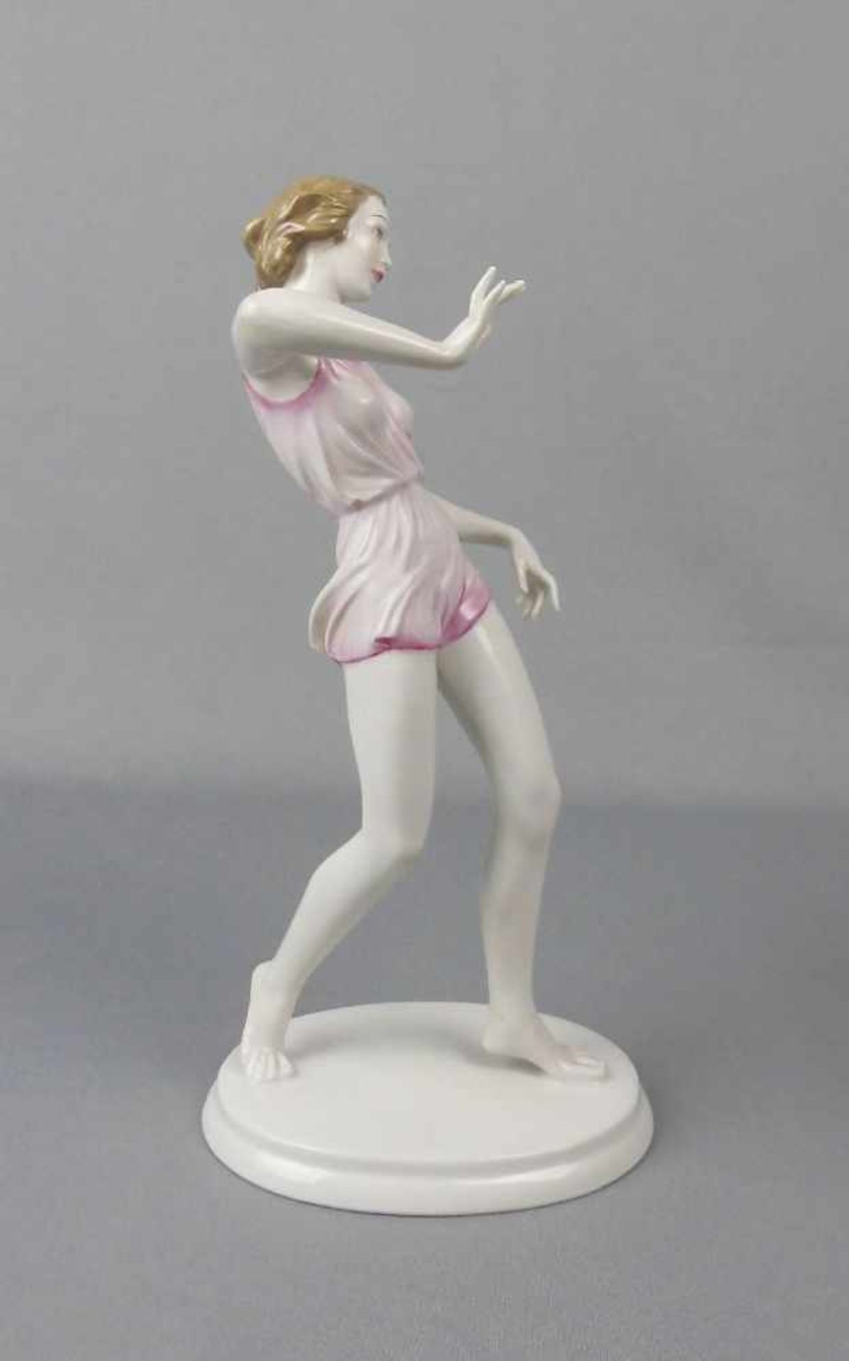 OPPEL, GUSTAV (1891-1978), Porzellanfigur "Tänzerin" / "Sportlerin", auf dem Stand ligiert - Bild 5 aus 6