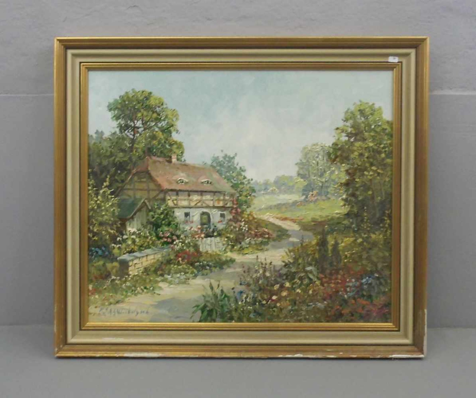 WENDEHALS, AUGUST-ALEXANDER (Ossendorf 1934-2003 ebd.), Gemälde / painting: "Sommerliche