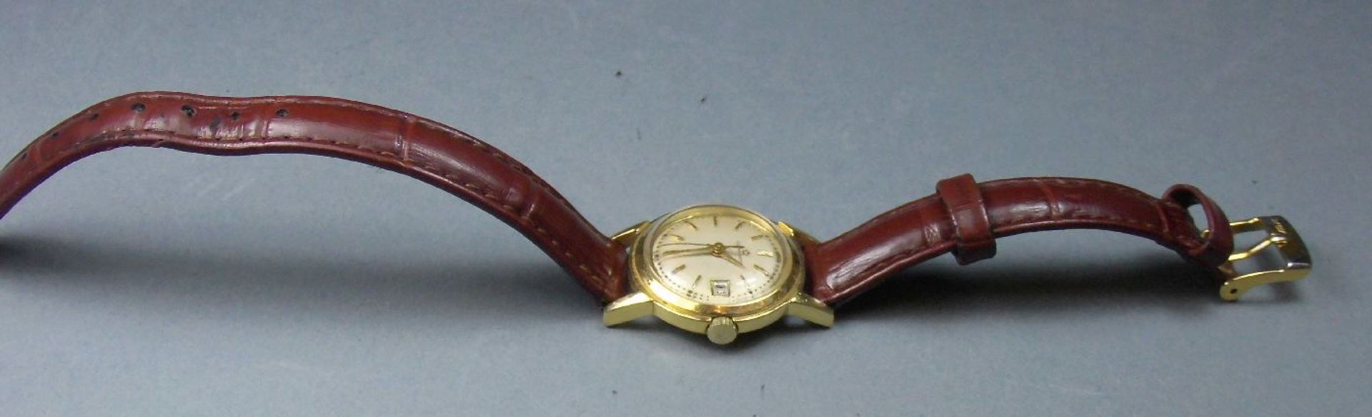 GOLDENE ETERNA - MATIC DAMEN - ARMBANDUHR / wristwatch, Automatik-Uhr, wohl 1960er Jahre, Gehäuse - Bild 4 aus 8