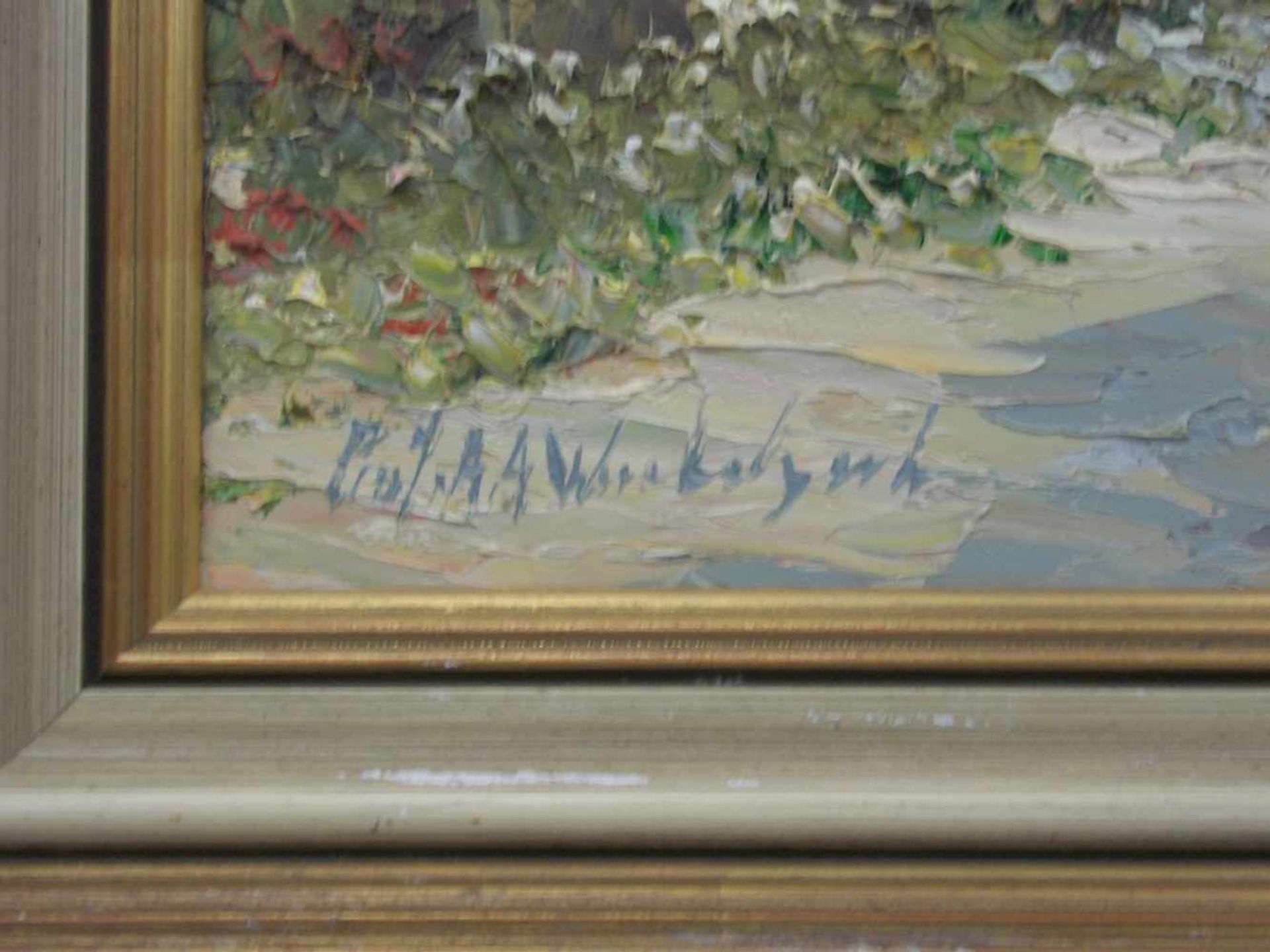 WENDEHALS, AUGUST-ALEXANDER (Ossendorf 1934-2003 ebd.), Gemälde / painting: "Sommerliche - Bild 2 aus 3