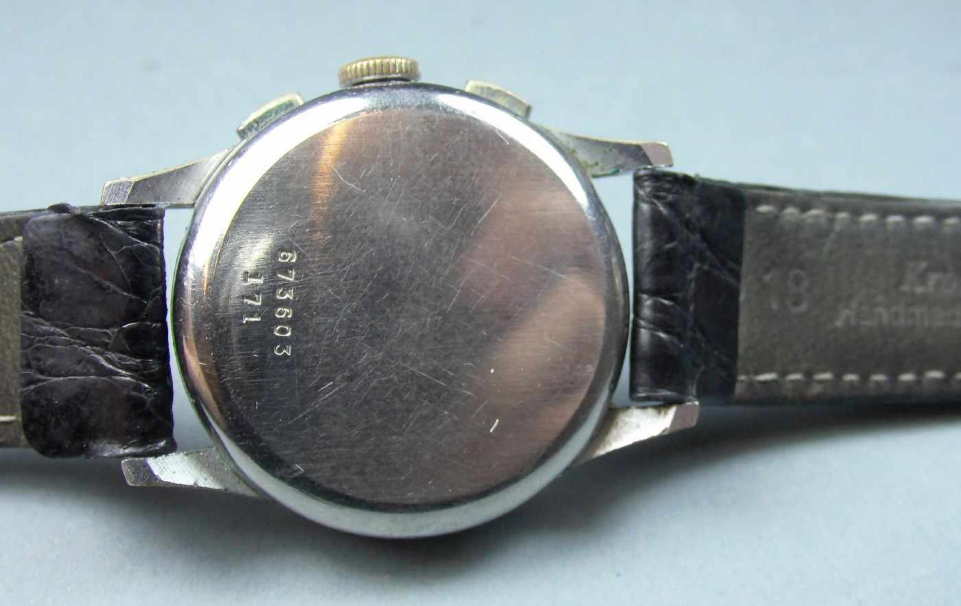 VINTAGE BREITLING ARMBANDUHR - CHRONOGRAPH, Automatik-Uhr, Manufaktur Breitling / Schweiz, um - Bild 7 aus 7