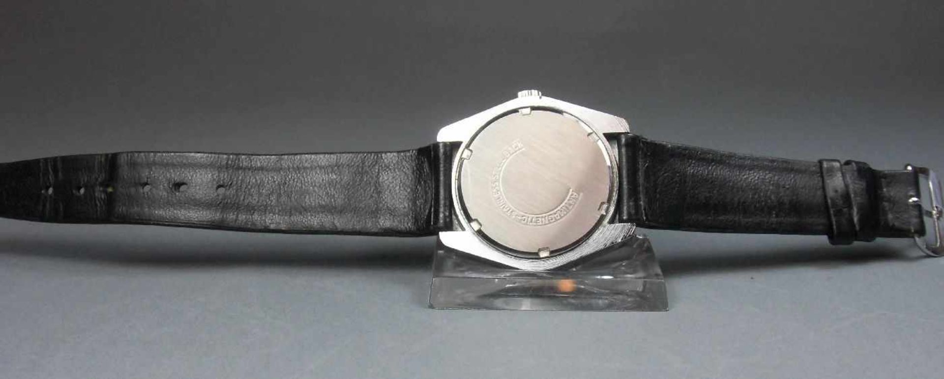 ARMBANDUHR: PRIMATO SUPER-AUTOMATIC / wristwatch, Manufaktur Ewald Fleck & Co. KG / Pforzheim. - Bild 6 aus 7