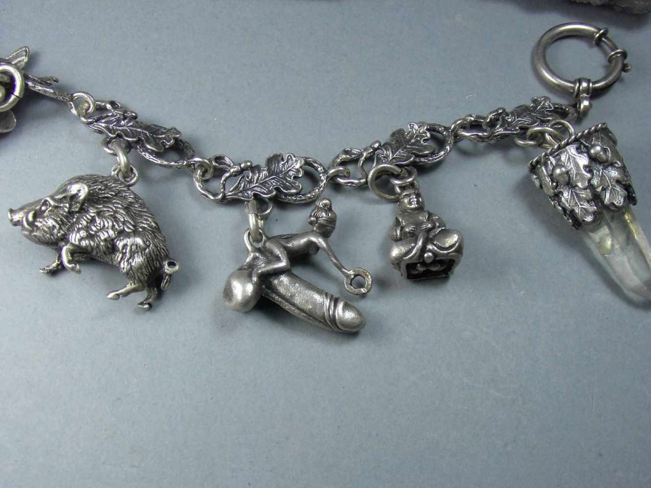 Trachten-Charivari Münzen altsilber main image 1