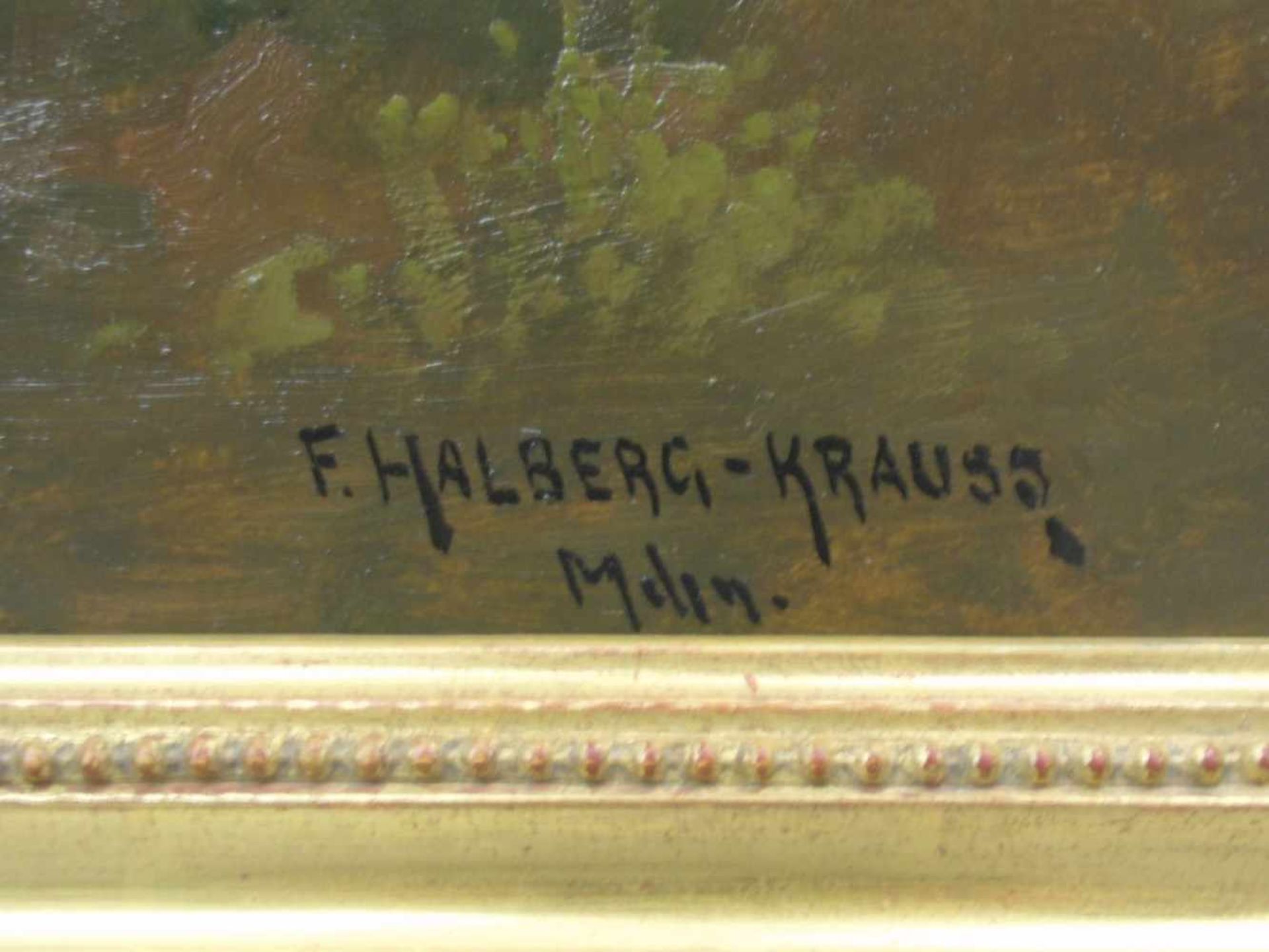 HALBERG-KRAUSS, FRITZ (Stadtprozelten 1874-1951 Prien am Chiemsee), Gemälde / painting: "Weite - Bild 2 aus 3