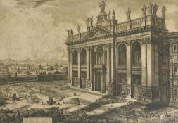 PIRANESI, GIOVANNI BATTISTA (Mogiamo 1720-1778 Rom), Radierung / etching: "Veduta della Facciata