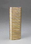 CARTIER FEUERZEUG / lighter, 750er Gold (insg. 91 g), Frankreich, unter dem Stand Firmenstempel "