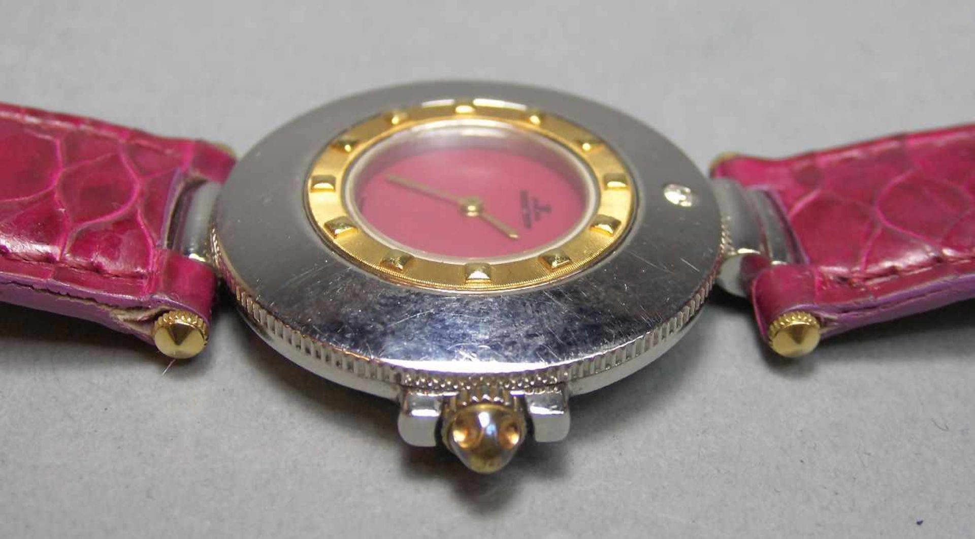 DAMENARMBANDUHR: JAEGER LECOULTRE - Modell "Rendezvous"/ wristwatch, Quarz-Werk, Manufaktur Jaeger - Bild 7 aus 10