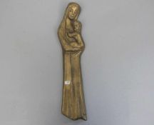 KRAUTWALD, JOSEPH (Borkenstadt / Oberschlesien 1914-2003 Rheine), Relief "Madonna" / "Mutter und