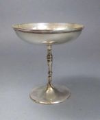 SCHALE / FUSSSCHALE / bowl on a stand, 925er Silber (97 g), bezeichnet "Sterling" und "Black,