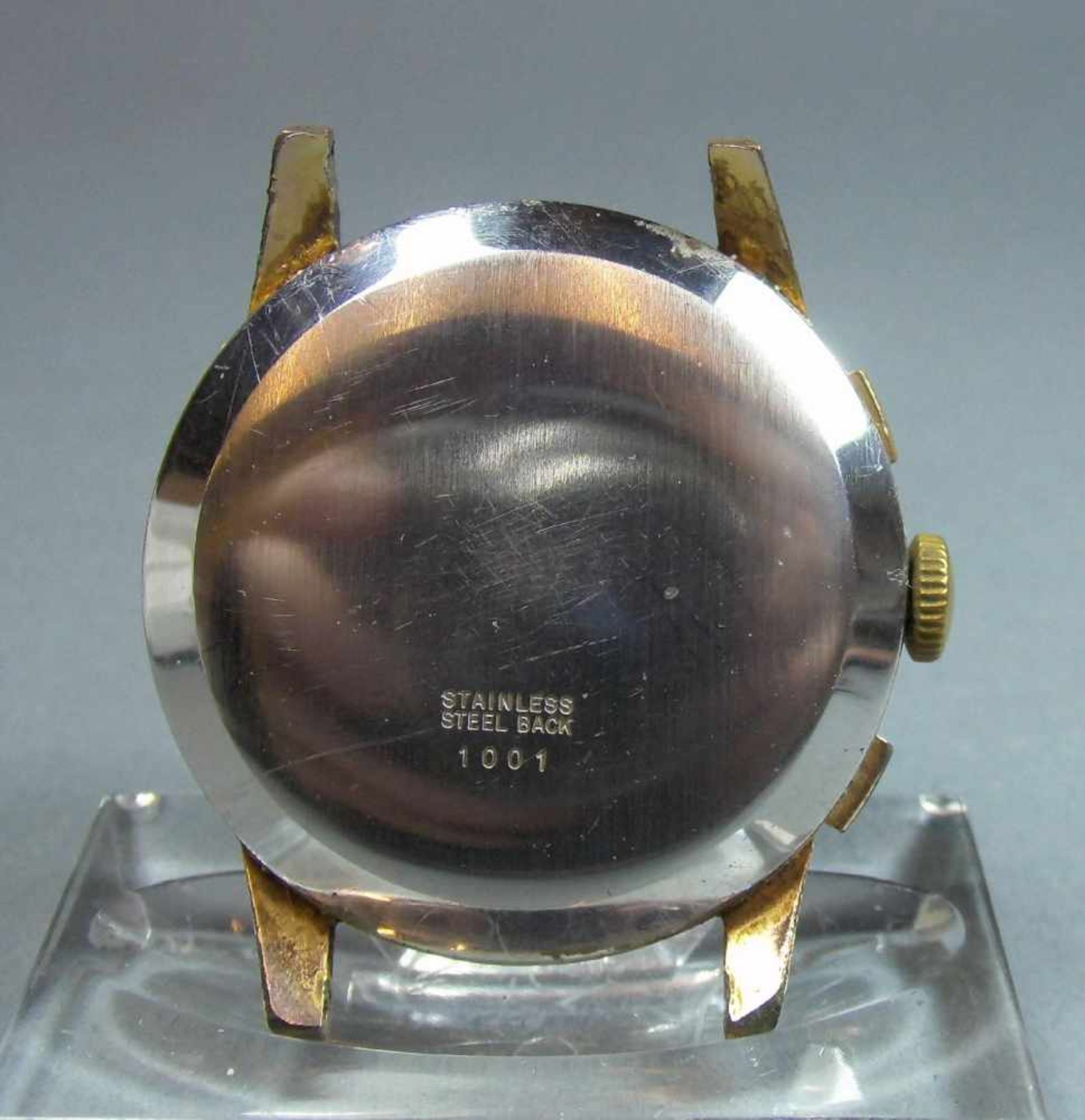 VINTAGE ARMBANDUHR - CHRONOGRAPH: PRECIMAX / wristwatch, Handaufzug, 1960/70er Jahre, Manufaktur - Image 6 of 6