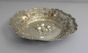 PRUNKSCHALE / OBSTSCHALE / bowl, 20. Jh., deutsch, 800er Silber (1110 g), gemarkt mit