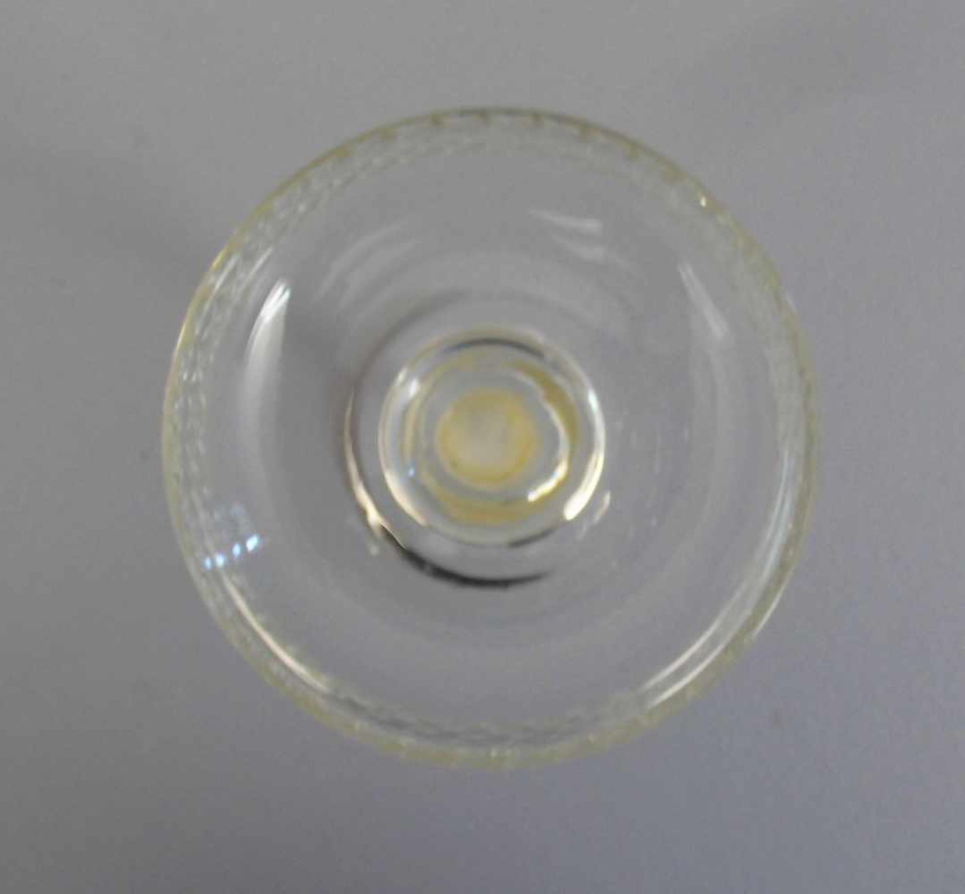 SCHALE MIT SILBERNEM FUSS / TISCHLEUCHTER, 925er Silber, gepunzt mit Feingehaltsangabe, - Bild 2 aus 3