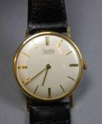 VINTAGE ARMBANDUHR: ZENTRA - SAVOY / wristwatch, Mitte 20. Jh., Handaufzug, Deutschland. Rundes