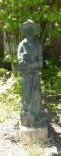 KRAUTWALD, JOSEPH (Borkenstadt / Oberschlesien 1914-2003 Rheine), Skulptur: "Der Gärtner", Bronze
