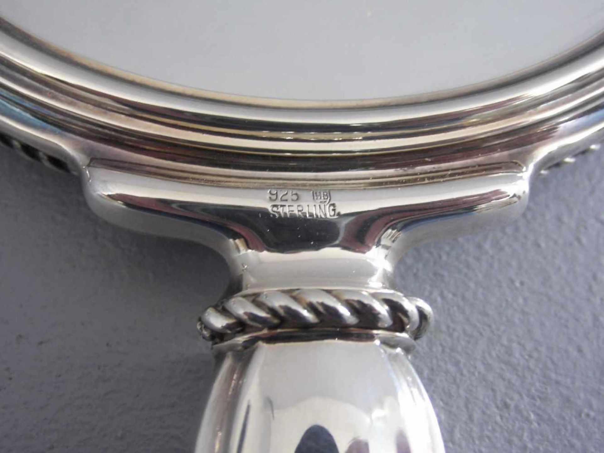 TOILETTENSET / FRISIERSET, 925er Silber, gepunzt mit Feingehaltsangabe und Herstellermarke: - Bild 3 aus 3