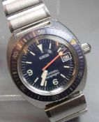 ARMBANDUHR / TAUCHERUHR: ROAMER ROCKSHELL GALAPAGOS / wristwatch, 1970er Jahre, Automatik-Uhr,