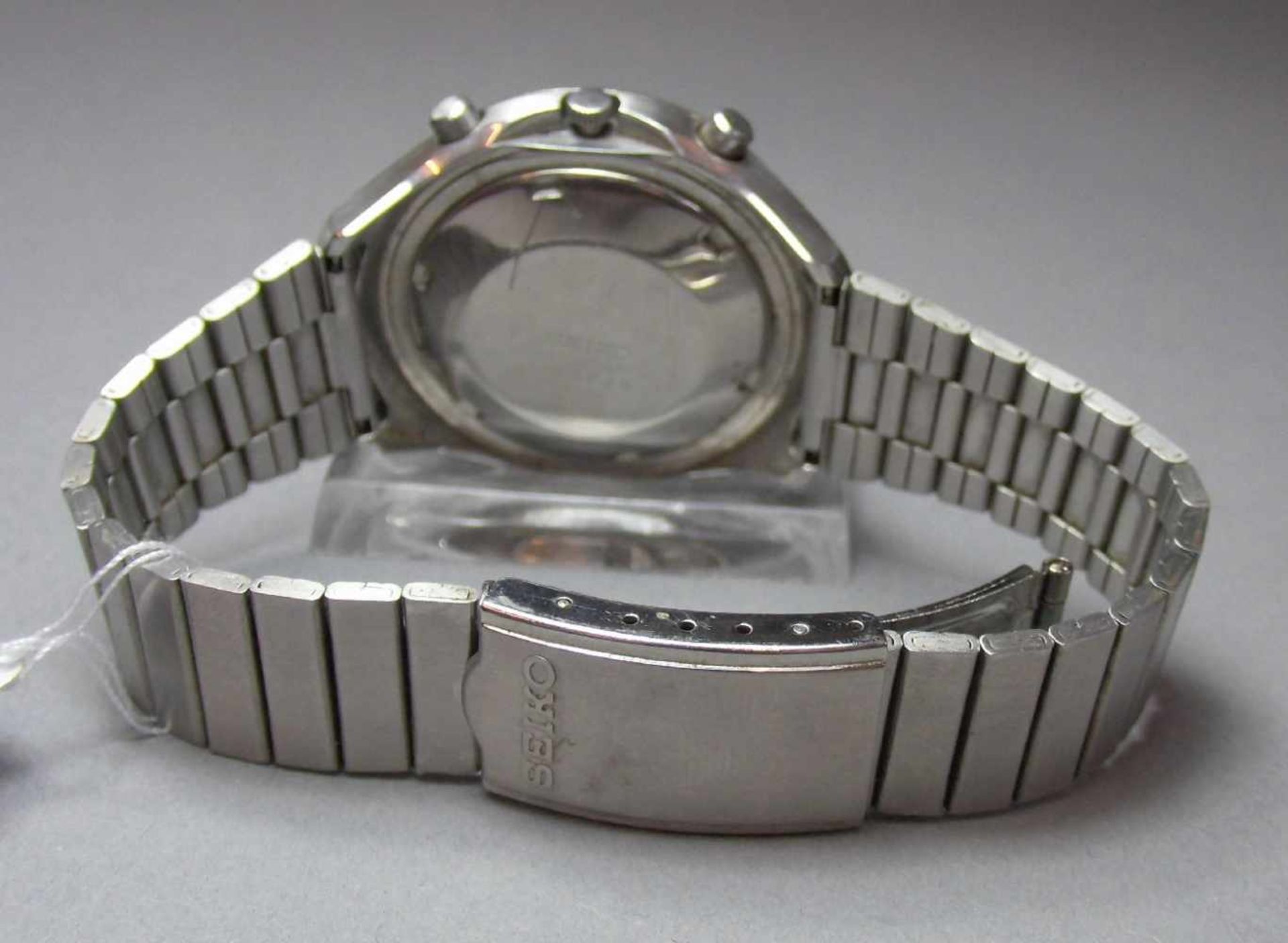 VINTAGE CHRONOGRAPH / ARMBANDUHR : SEIKO - 6139 - 7160 T / wristwatch, Japan, 1970er Jahre, - Image 7 of 8
