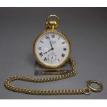 AERO NEUCHATEL TASCHENUHR / pocket watch, 2. H. 20. Jh., Schweiz, Handaufzug (Krone). Open Face -