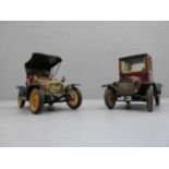 PAAR SCHUCO - BLECHSPIELZEUG - AUTOS / OLDTIMER: 1) "Opel Doktorwagen 4/8 PS Modell 1909",