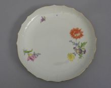 SCHALE / GEBÄCKSCHALE / bowl, Porzellan, Manufaktur Meissen, unterglasurblaue Schwertermarke,