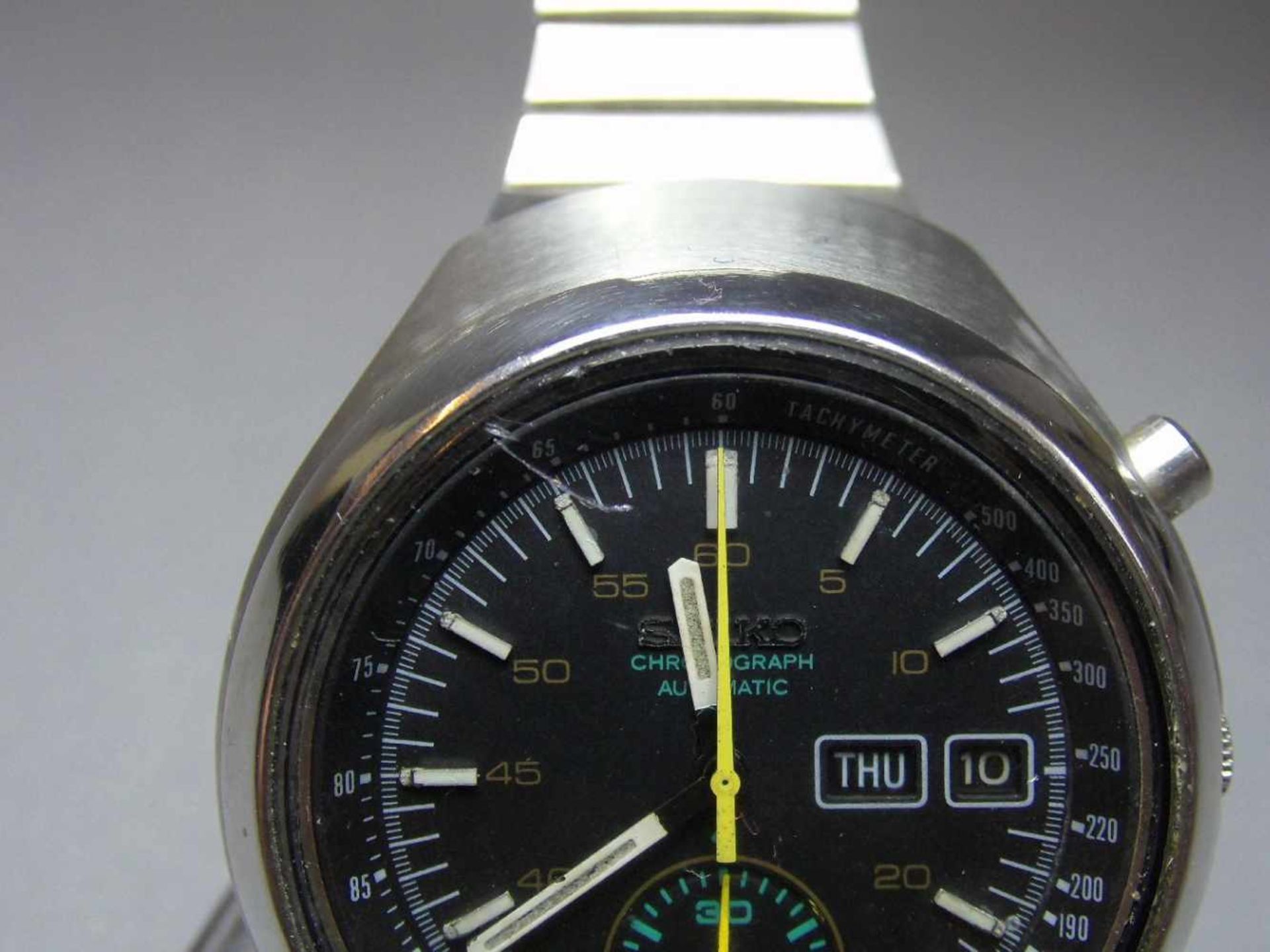 VINTAGE CHRONOGRAPH / ARMBANDUHR : SEIKO - 6139 - 7160 T / wristwatch, Japan, 1970er Jahre, - Image 2 of 8