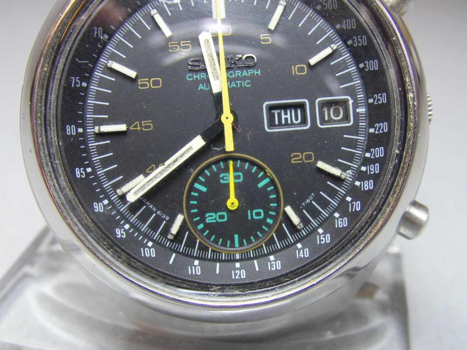 VINTAGE CHRONOGRAPH / ARMBANDUHR : SEIKO - 6139 - 7160 T / wristwatch, Japan, 1970er Jahre, - Image 3 of 8