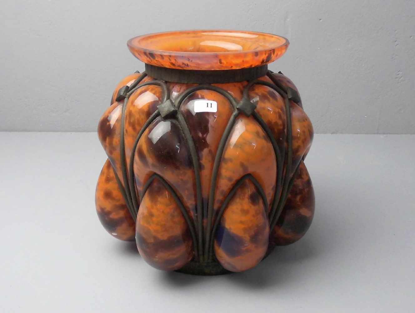 DELATTE / MAJORELLE - VASE / ART DÉCO - VASE: ANDRÉ DELATTE, Nancy und LOUIS MAJORELLE (Toul 1859-