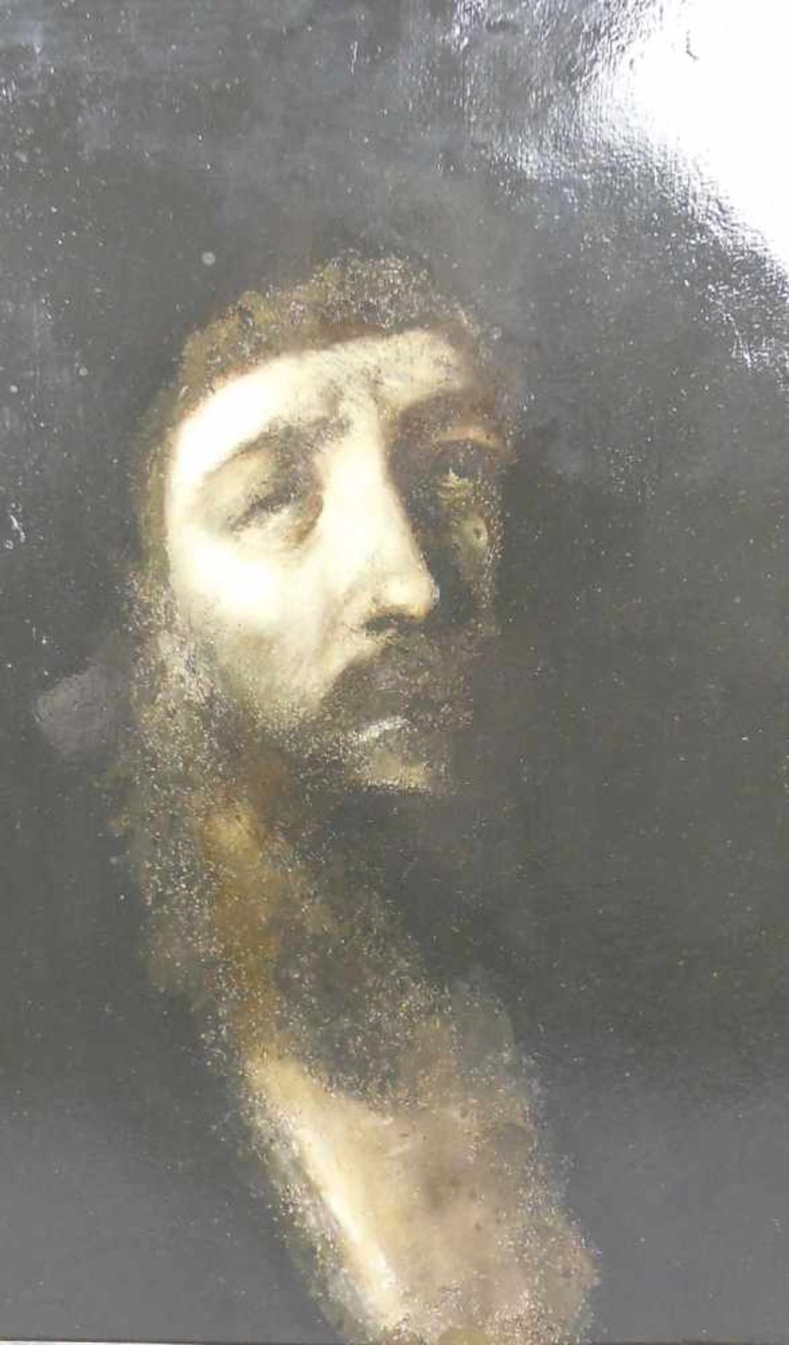 ANONYMUS (16./17. Jh.), Gemälde / painting: "Ecce Homo / Schmerzensmann", Öl auf Kupfer, auf dem - Image 6 of 7