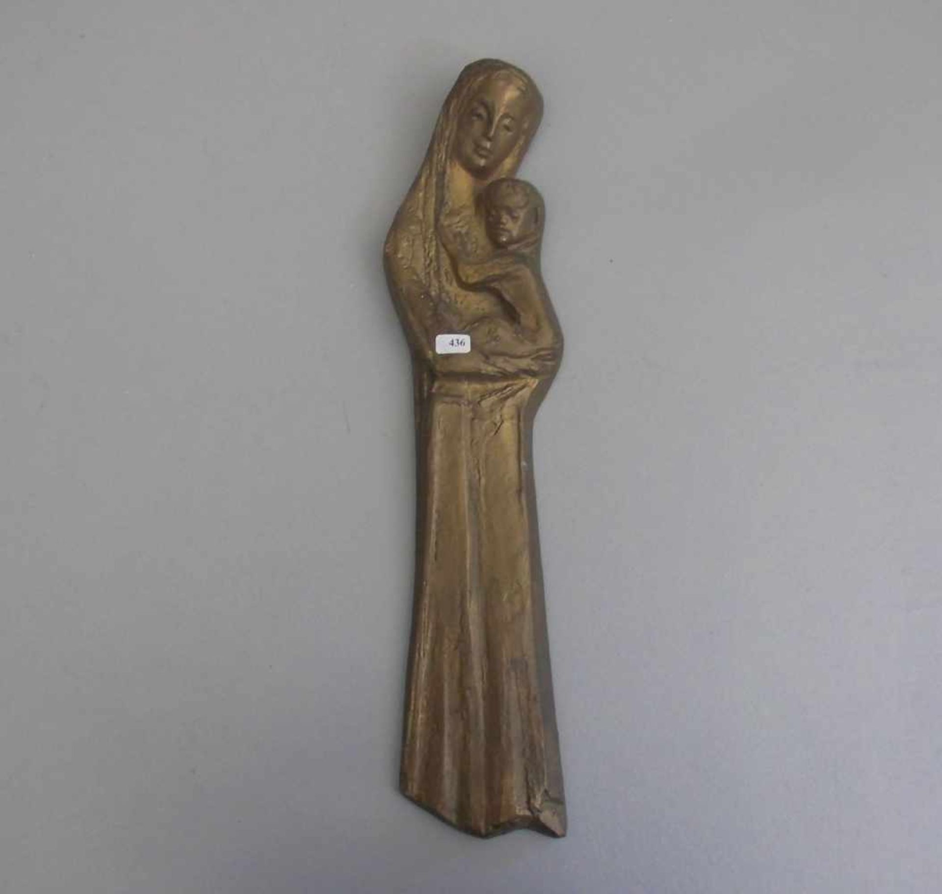 KRAUTWALD, JOSEPH (Borkenstadt / Oberschlesien 1914-2003 Rheine), Relief: "Madonna mit dem