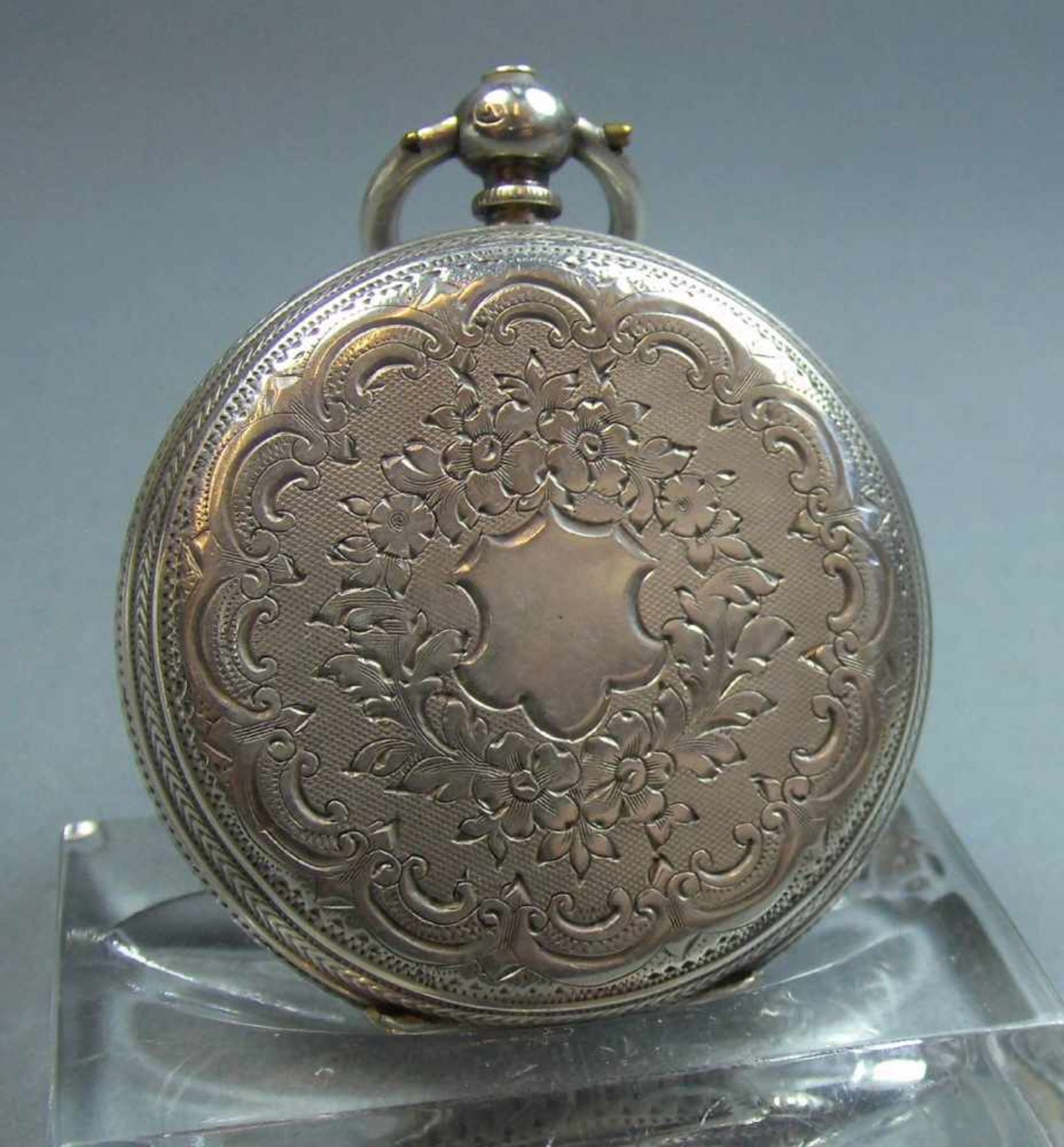 KLEINE ENGLISCHE - SCHLÜSSELTASCHENUHR / TASCHENUHR / open face pocket watch, Birmingham / - Image 4 of 9